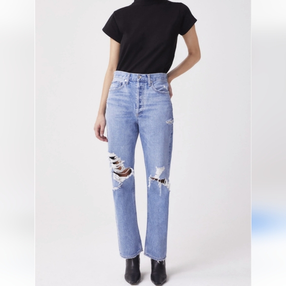 Agolde 90's Mid Rise Jean Size 23 - Picture 3 of 14